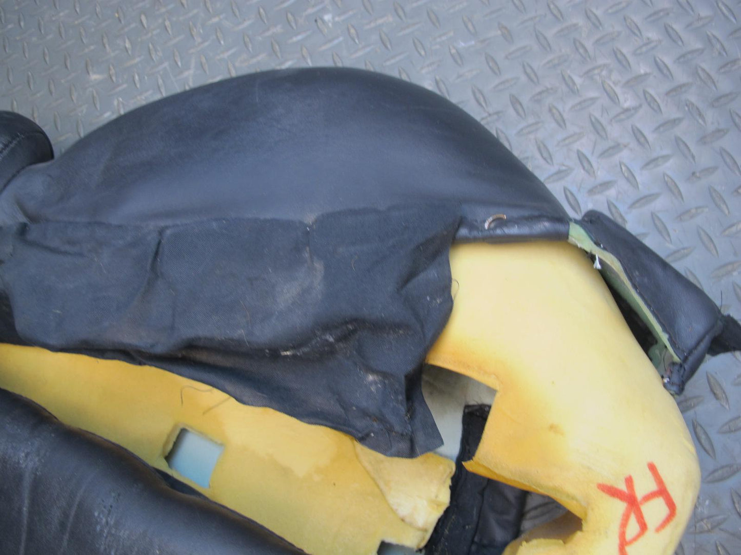 90-96 Nissan Z32 300ZX Front Right Seat Upper Backrest Leather Cushion OEM