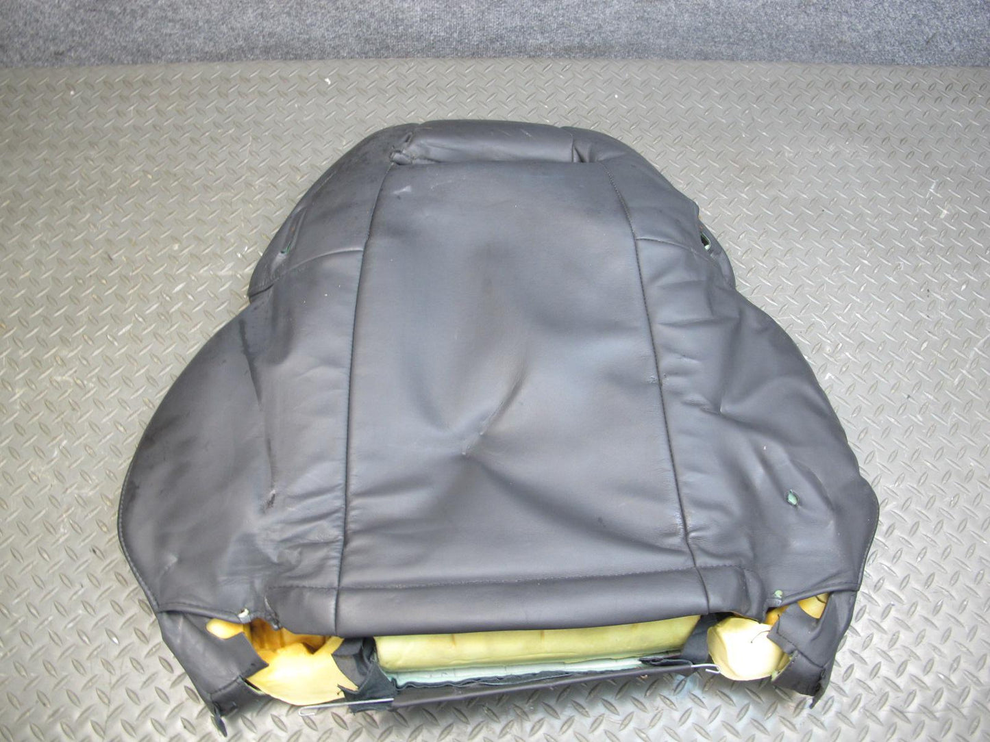 90-96 Nissan Z32 300ZX Front Right Seat Upper Backrest Leather Cushion OEM