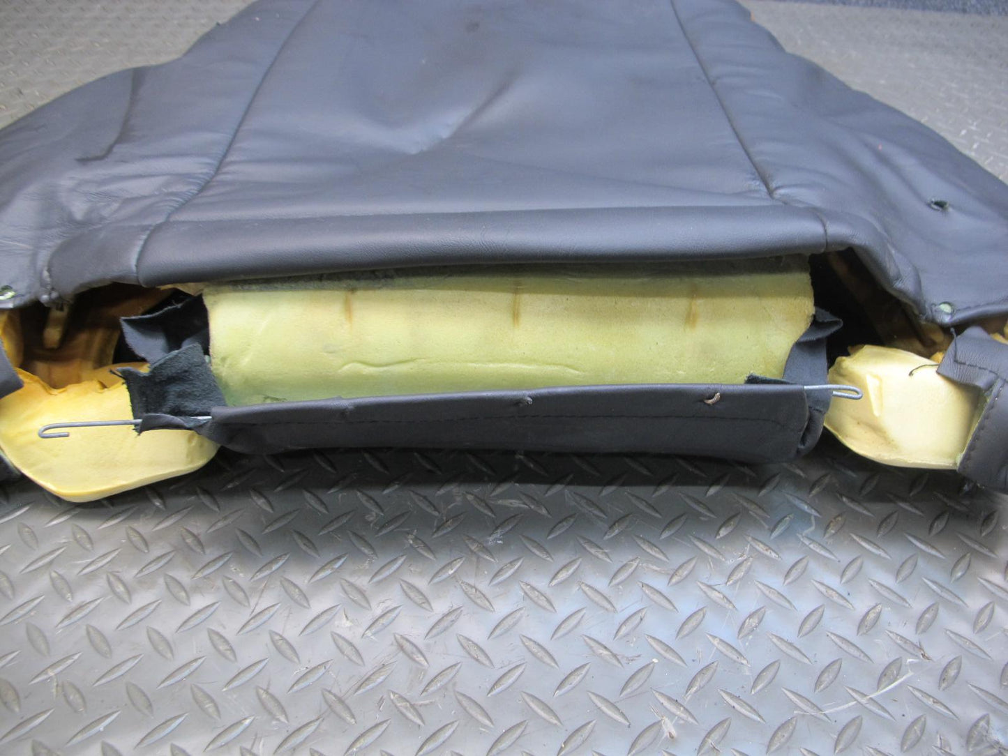 90-96 Nissan Z32 300ZX Front Right Seat Upper Backrest Leather Cushion OEM