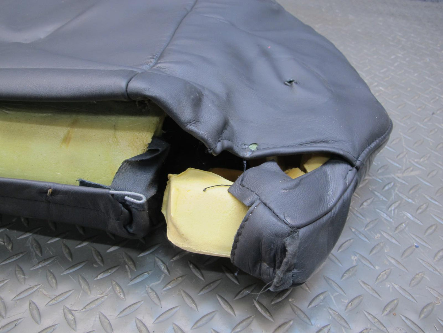 90-96 Nissan Z32 300ZX Front Right Seat Upper Backrest Leather Cushion OEM