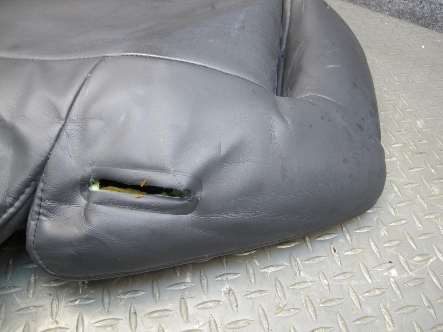 90-96 Nissan Z32 300ZX Front Right Seat Upper Backrest Leather Cushion OEM