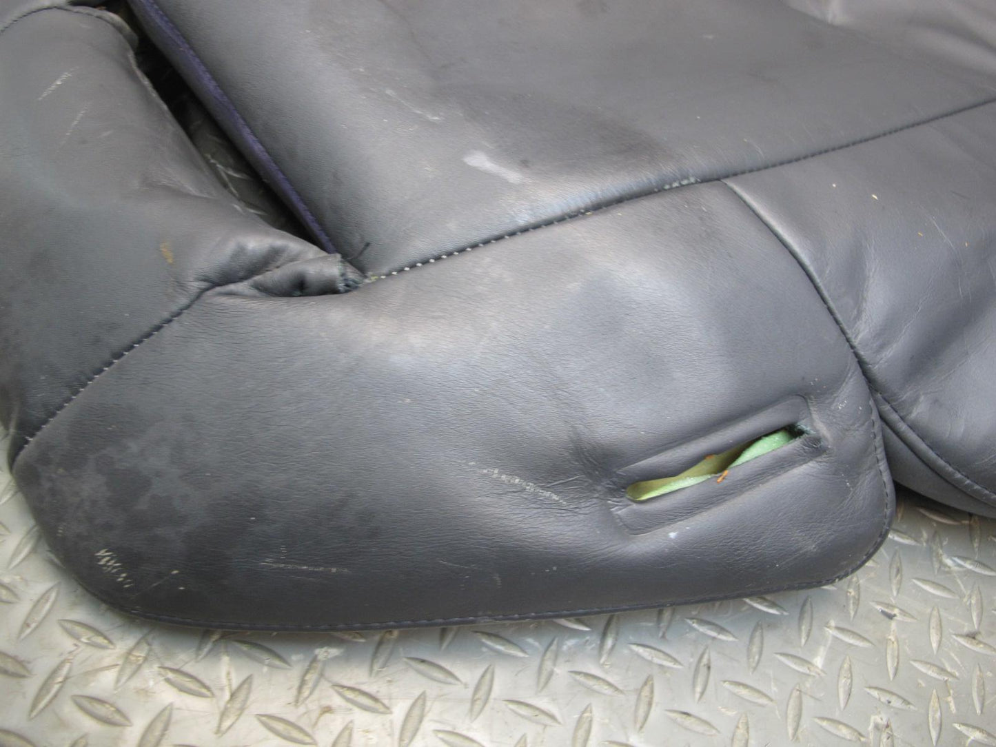 90-96 Nissan Z32 300ZX Front Right Seat Upper Backrest Leather Cushion OEM