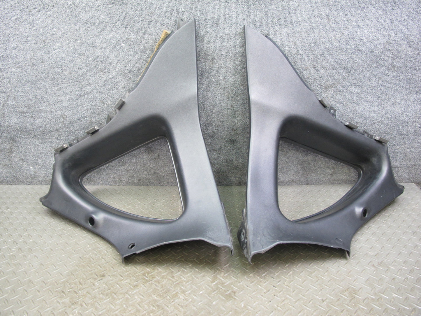 90-96 Nissan Z32 300ZX Coupe 2+0 Set of 2 Rear C Pillar Trim Cover Panel OEM