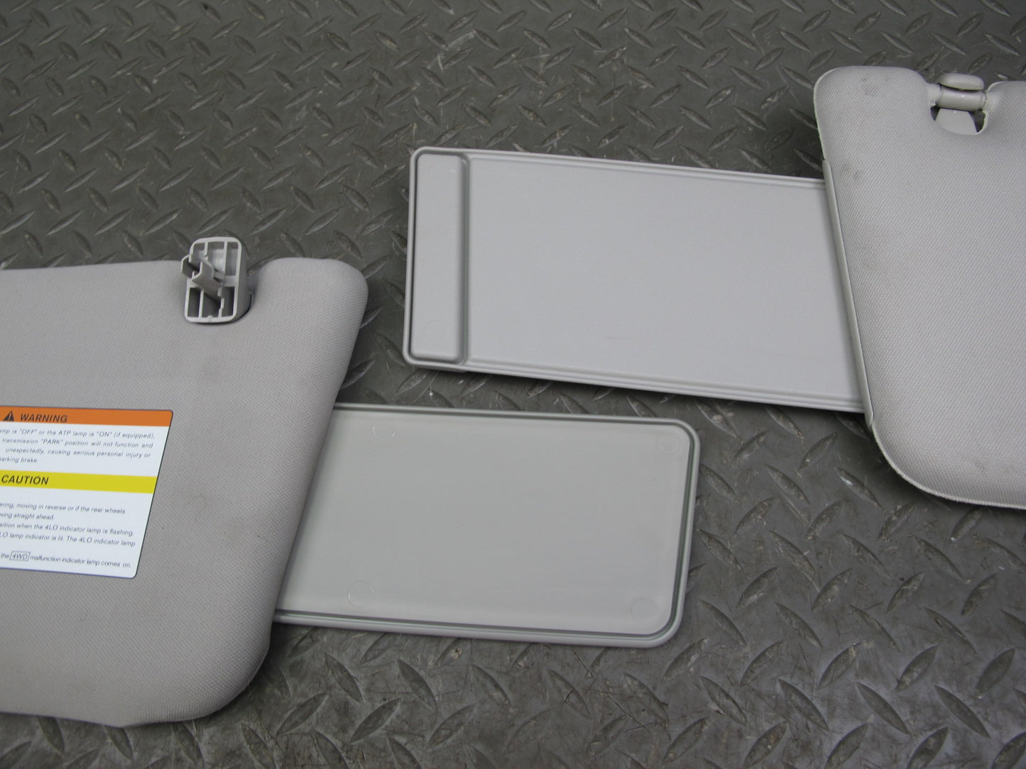 2015-2017 Infiniti QX80 Front Left & Right Sun Visor Set of 2