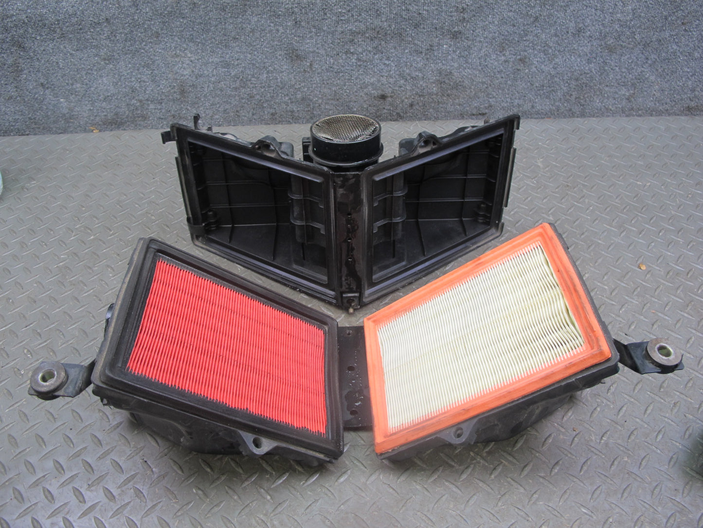 90-91 Nissan Z32 300ZX NON Turbo Air Intake Cleaner Filter Box w MAF Sensor OEM