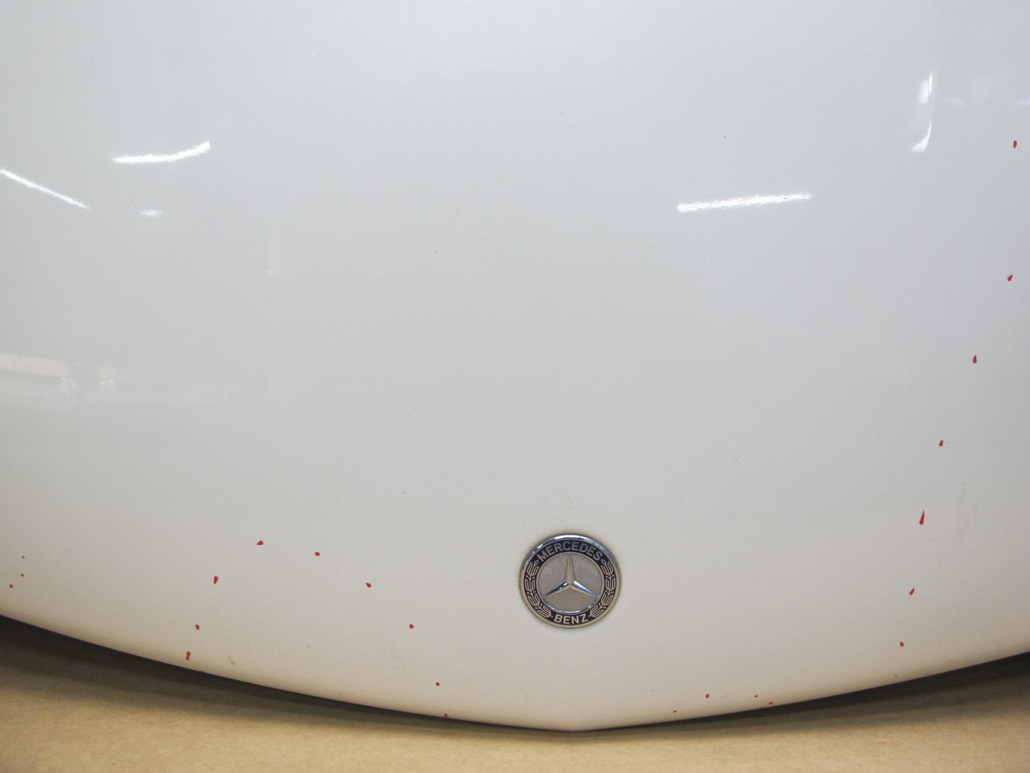 2012-2015 Mercedes W166 Ml-class Front Hood Bonnet Shell Cover Panel White