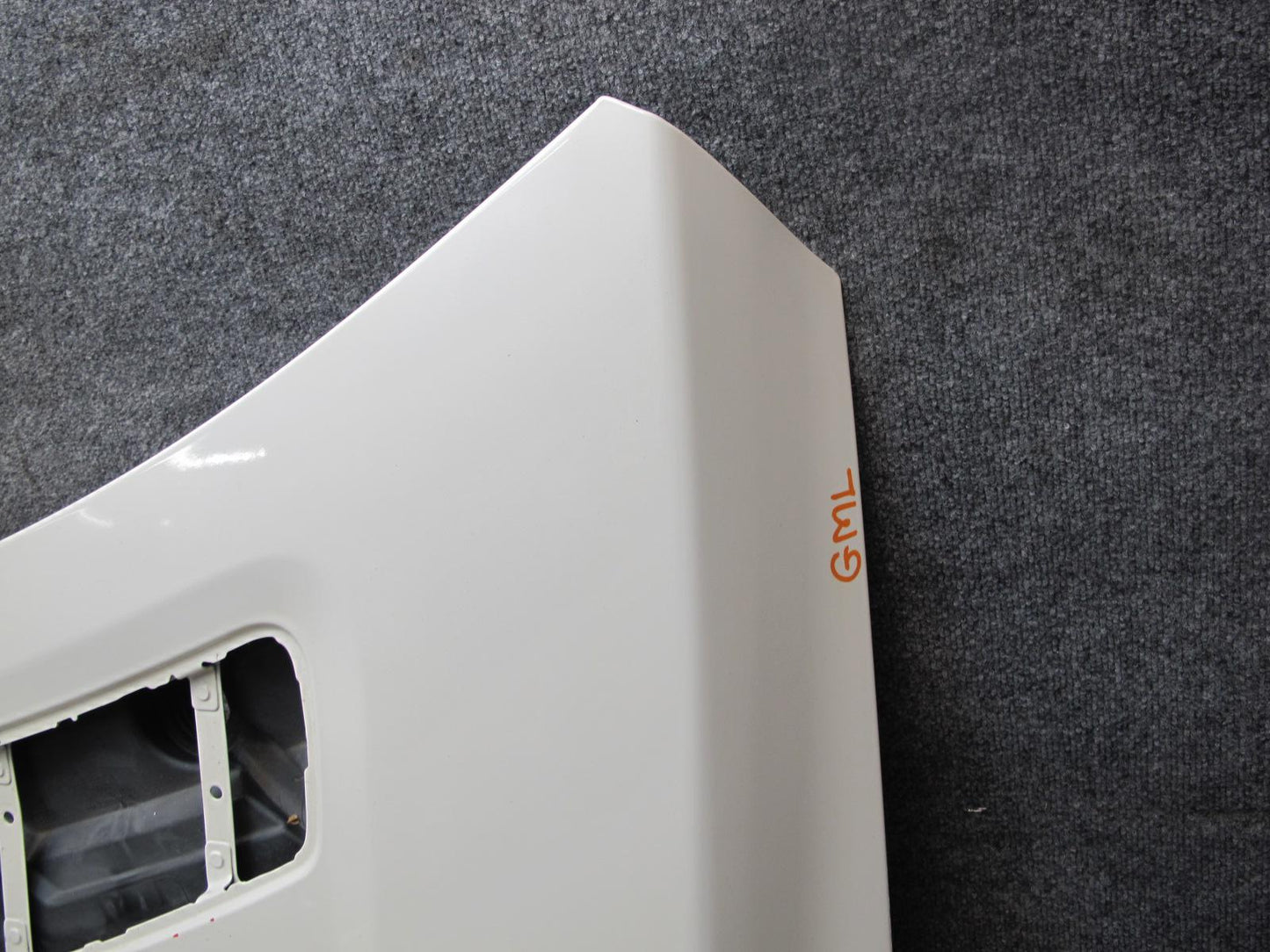 2012-2015 Mercedes W166 Ml-class Front Hood Bonnet Shell Cover Panel White