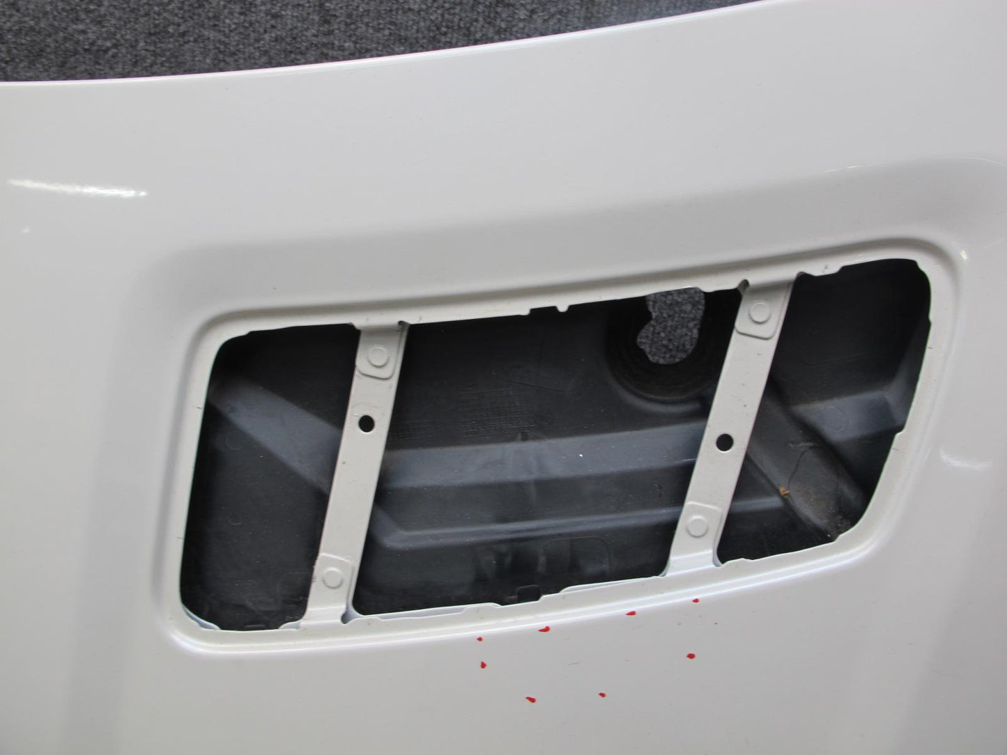 2012-2015 Mercedes W166 Ml-class Front Hood Bonnet Shell Cover Panel White