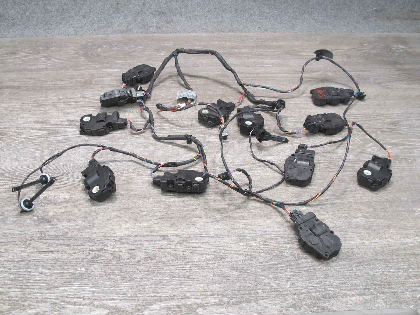 08-14 BMW E71 X6 A/C Heater Flap Door Actuator Motor Wiring Set OEM