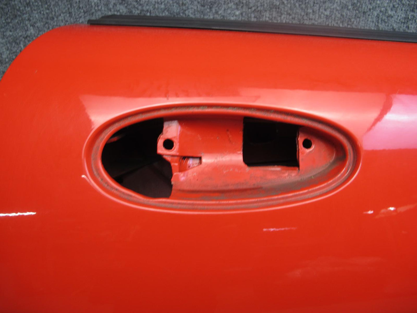 97-04 Chevrolet Corvette C5 Right Passenger Side Door Shell Panel RED OEM