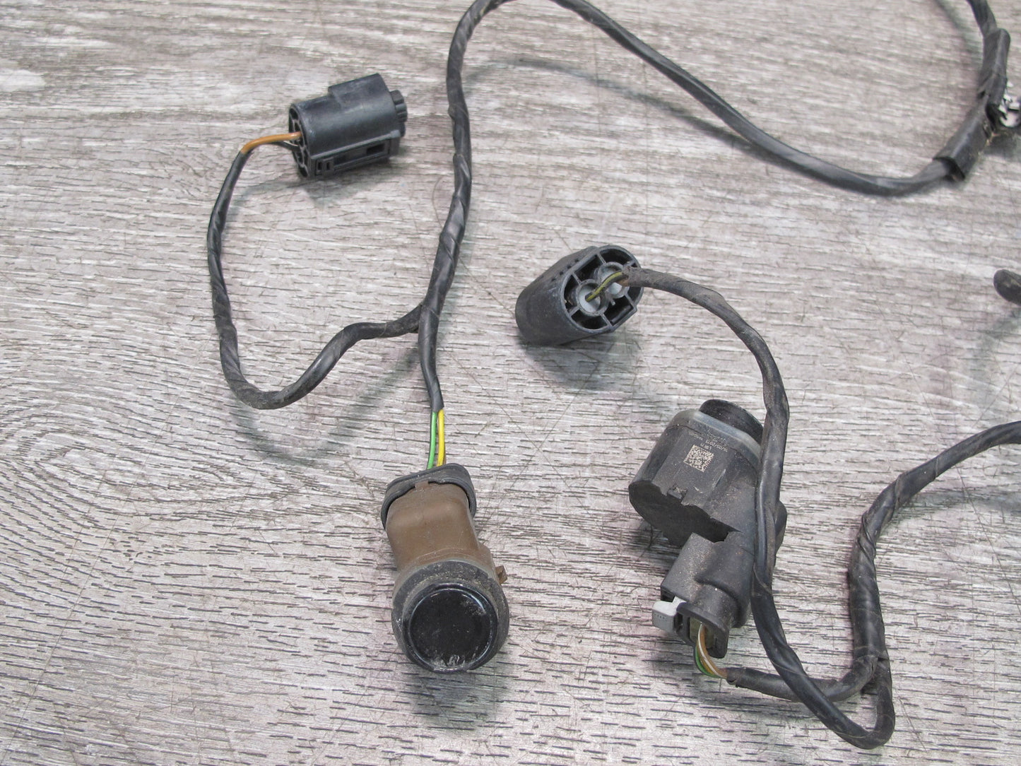 2014 BMW E71 X6M Rear Bumper PDC Parking Distance Sensor Wiring Set OEM