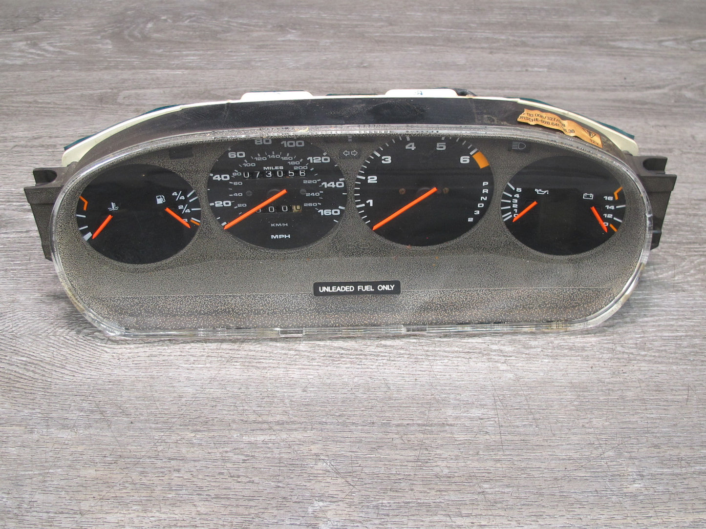 85-86 Porsche 928 AT Automatic Transmission Speedometer Instrument Cluster Gauge