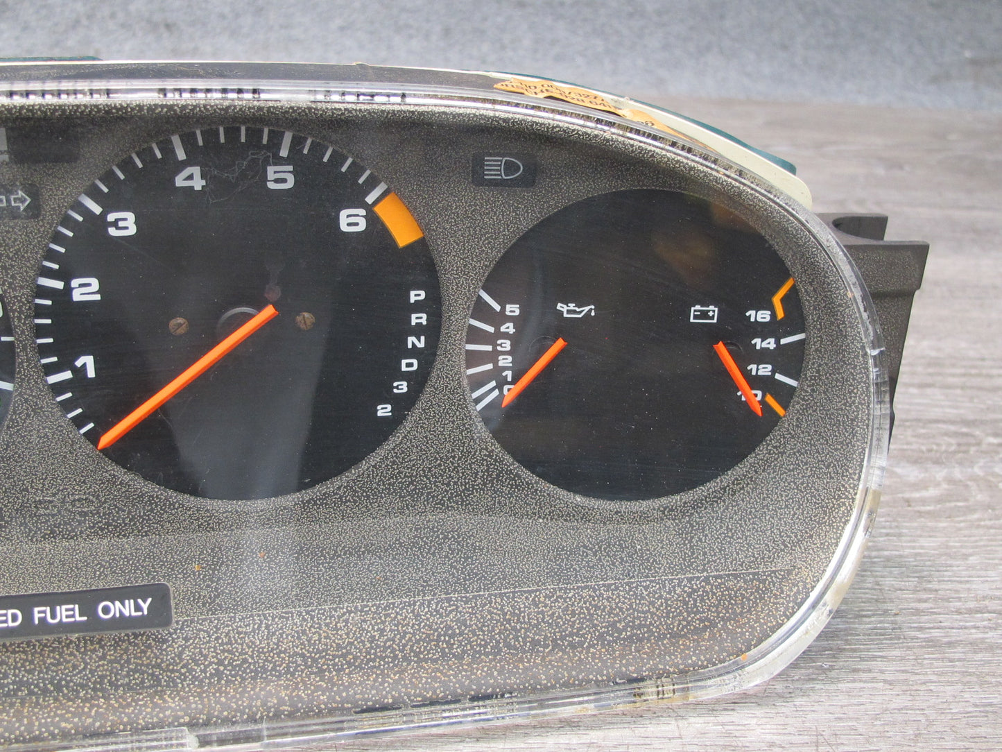 85-86 Porsche 928 AT Automatic Transmission Speedometer Instrument Cluster Gauge