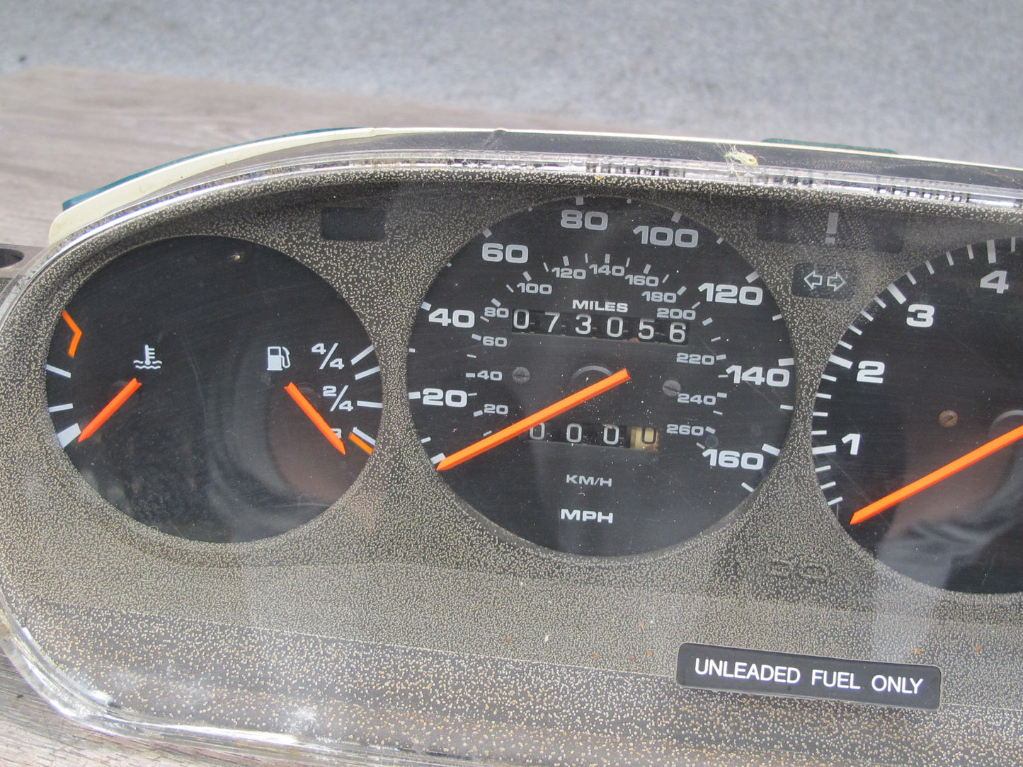 85-86 Porsche 928 AT Automatic Transmission Speedometer Instrument Cluster Gauge