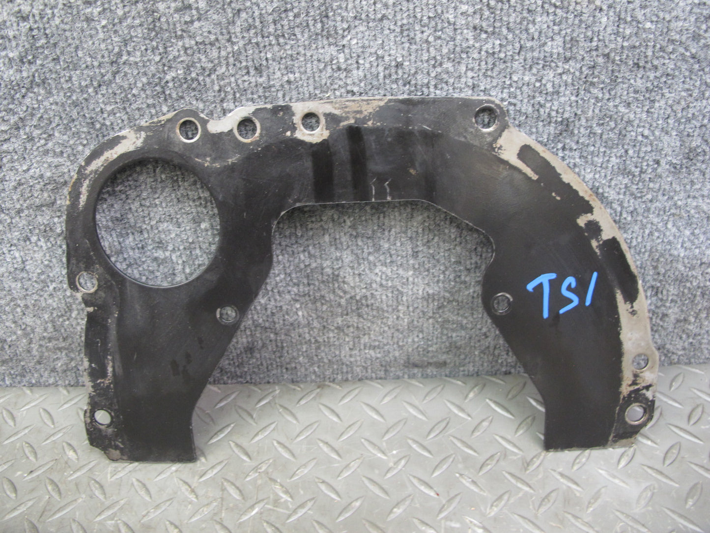 87-88 Toyota Supra MA71 Turbo M/T Transmission Upper & Lower Dust Plate Set OEM