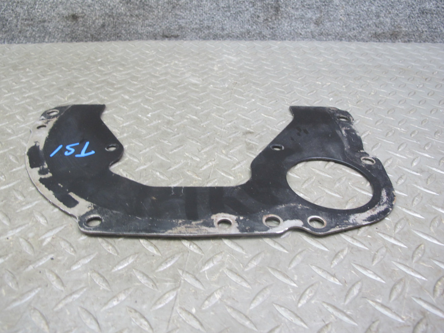 87-88 Toyota Supra MA71 Turbo M/T Transmission Upper & Lower Dust Plate Set OEM
