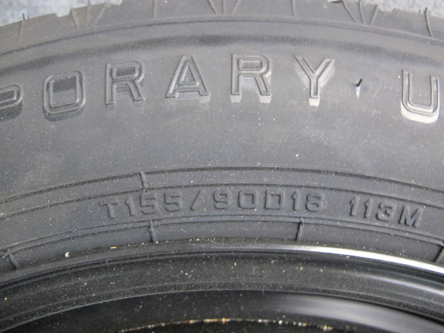 2012-2019 Mercedes W166 ML GLE Rear Spare R18" Wheel Tire 18x4J ET40 155/90