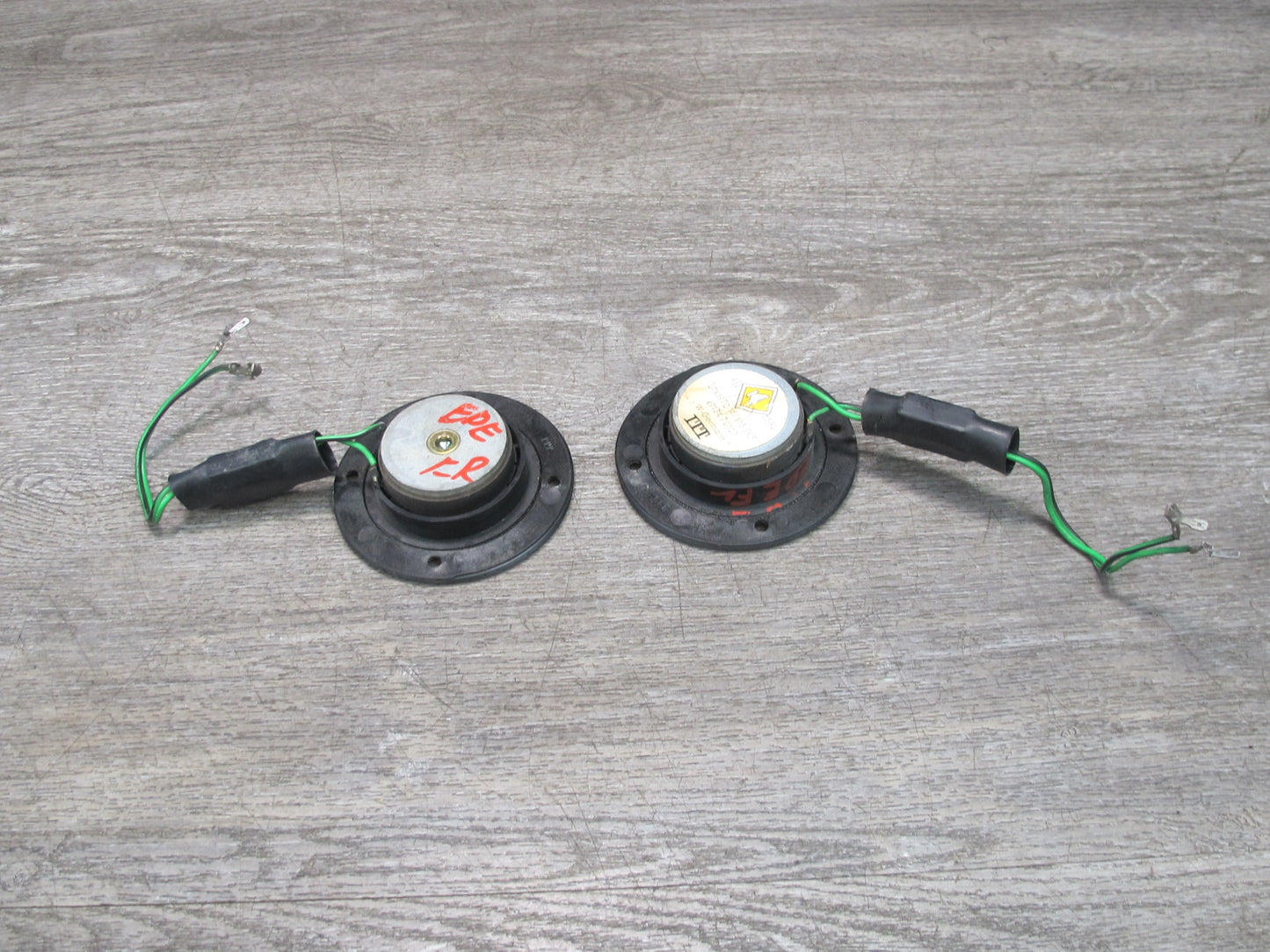 1984-1991 Porsche 928 S Left & Right Door Tweeter Speaker Set of 2