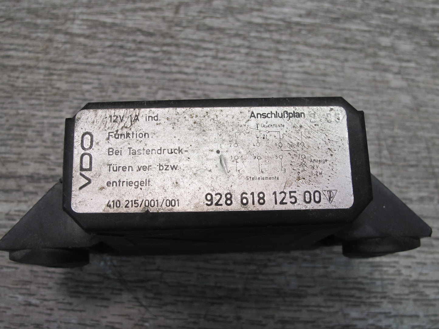 1984-1991 Porsche 928 S VDO Central Locking Control Module 92861812500