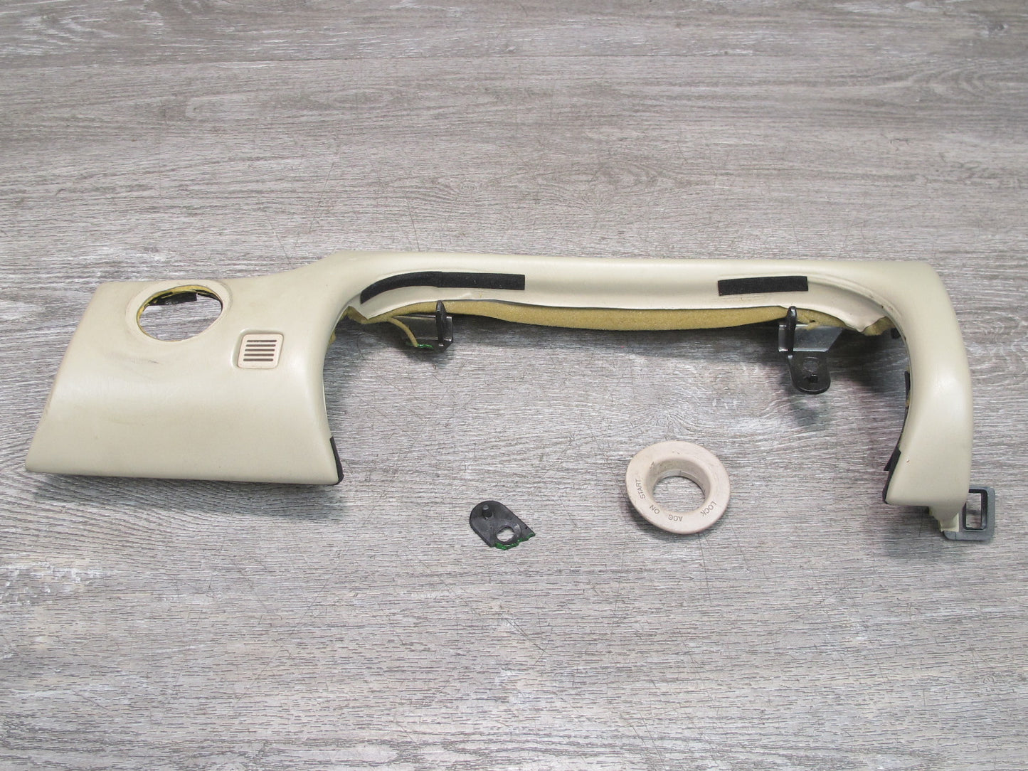 92-96 Lexus JZZ31L SC400 SC300 Dash Left Ignition Switch Trim Cover Ivory OEM