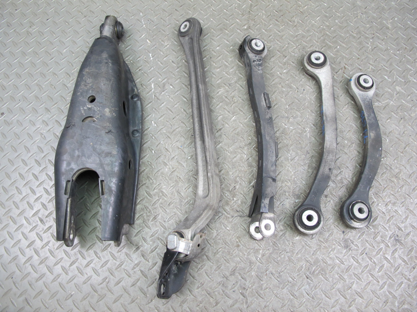 03-08 Mercedes R230 Sl-class Set of 5 Rear Left Upper & Lower Control Arm OEM