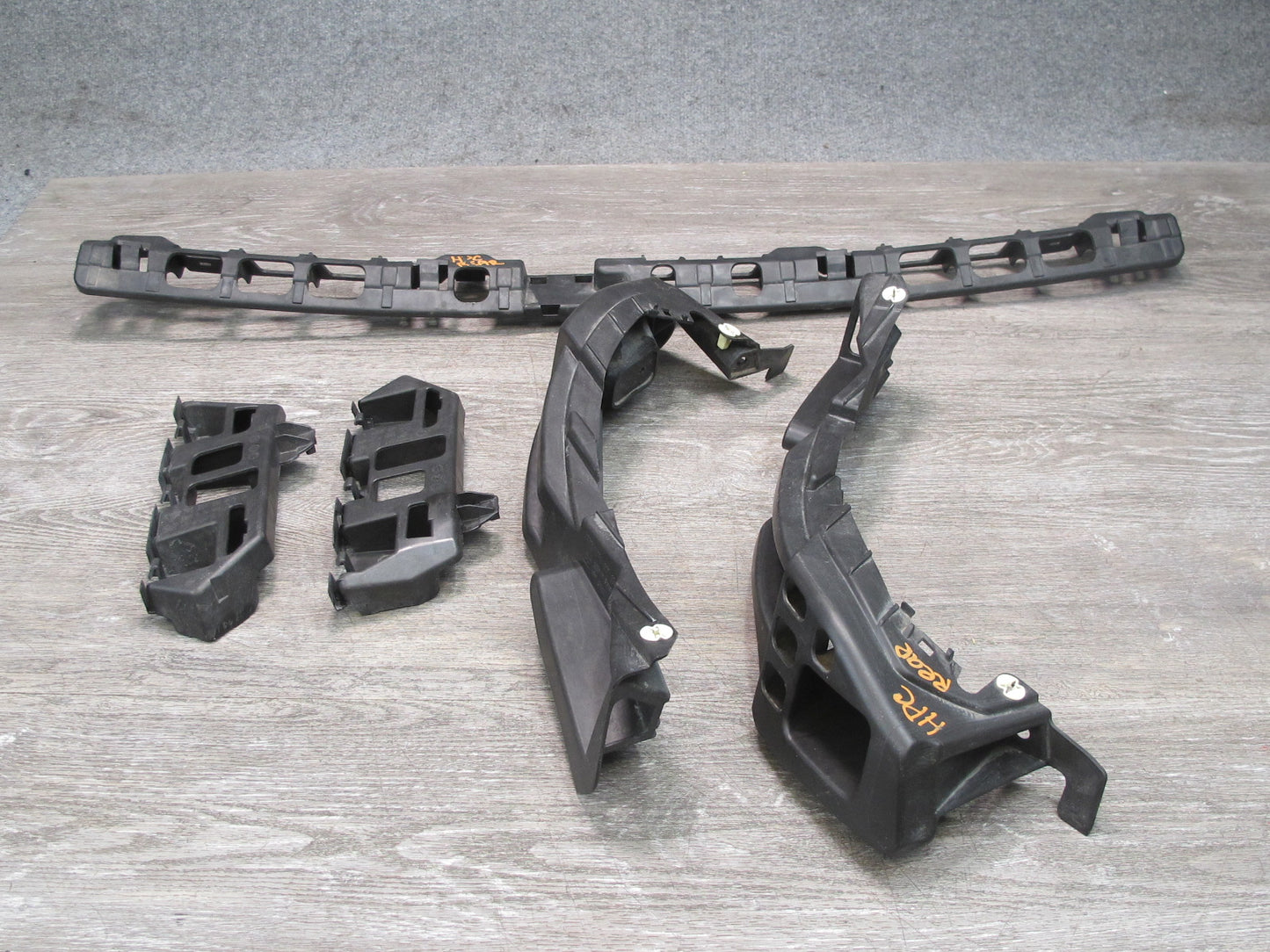2011-2014 Porsche Cayenne 958 Rear Bumper Mount Bracket Support Set of 5