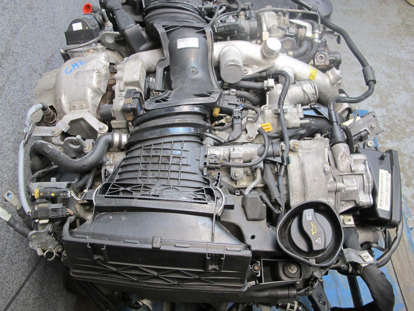 12-16 Mercedes W166 ML350 Bluetec OM642 D51 V6 3.0L Complete Engine Motor 140K