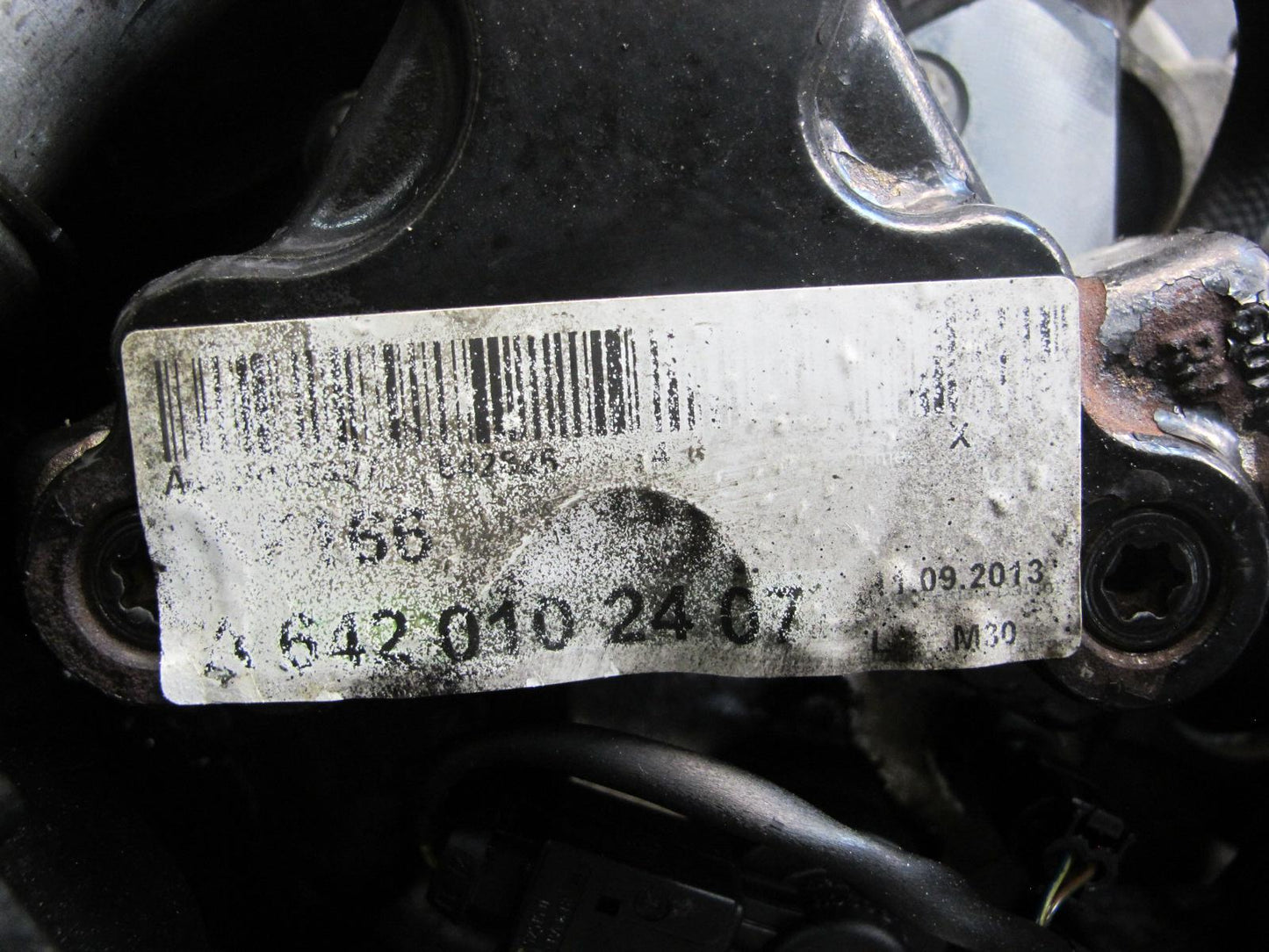 12-16 Mercedes W166 ML350 Bluetec OM642 D51 V6 3.0L Complete Engine Motor 140K