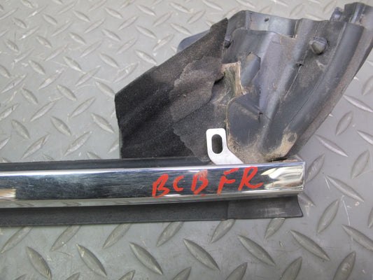 03-10 Bentley Continental GTC GT Door Chrome Trim Molding Gasket Strip Set of 2