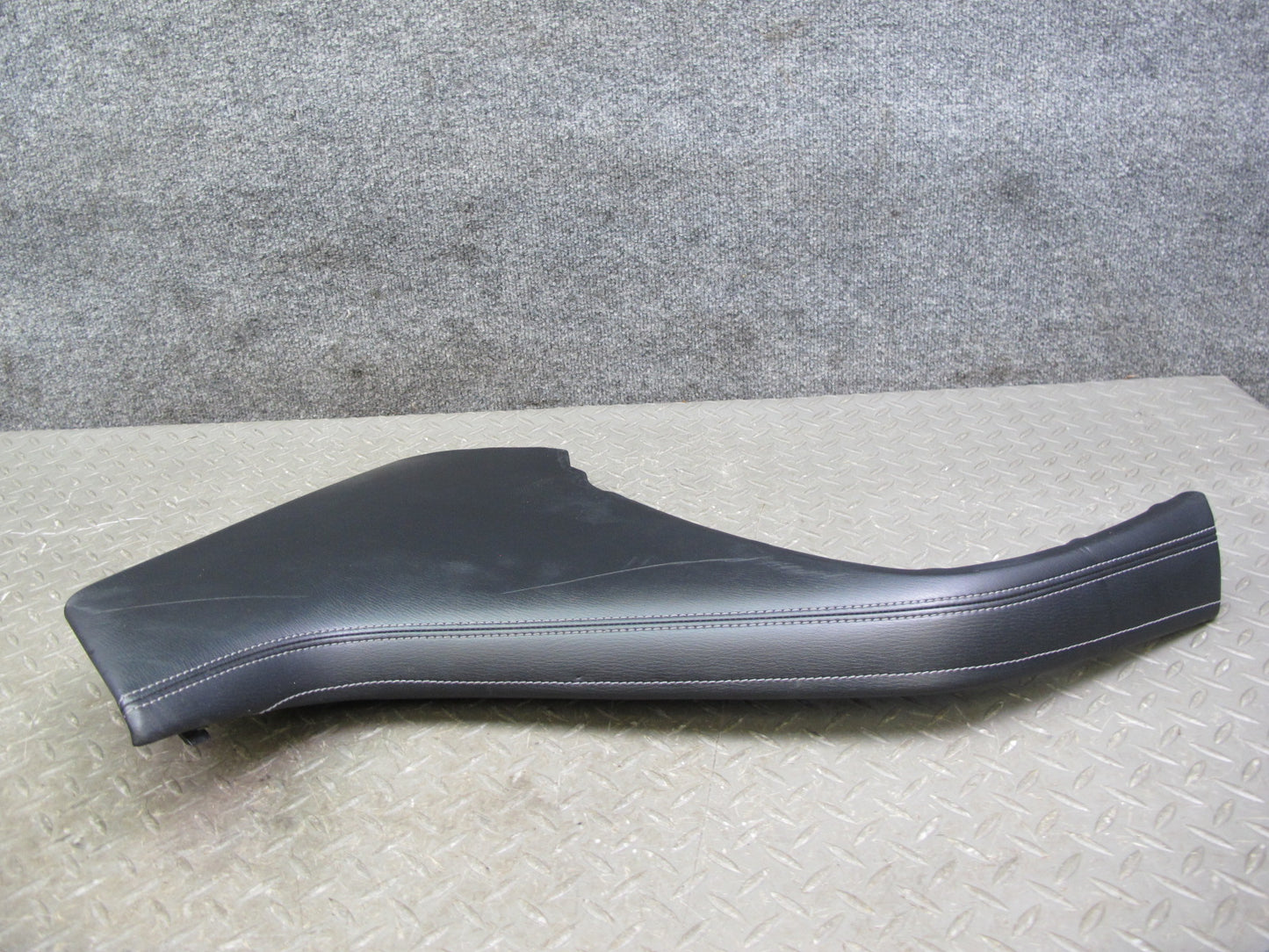 2011-2017 Infiniti QX56 QX80 Center Console Leather Trim Cover Panel Set of 2