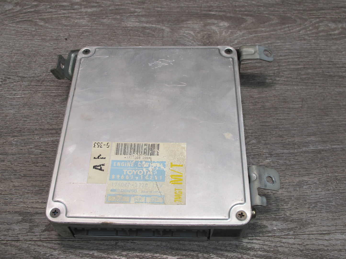 89-92 Toyota Supra MK3 7MGTE Turbo M/T ECM ECU Engine Control Module Unit OEM