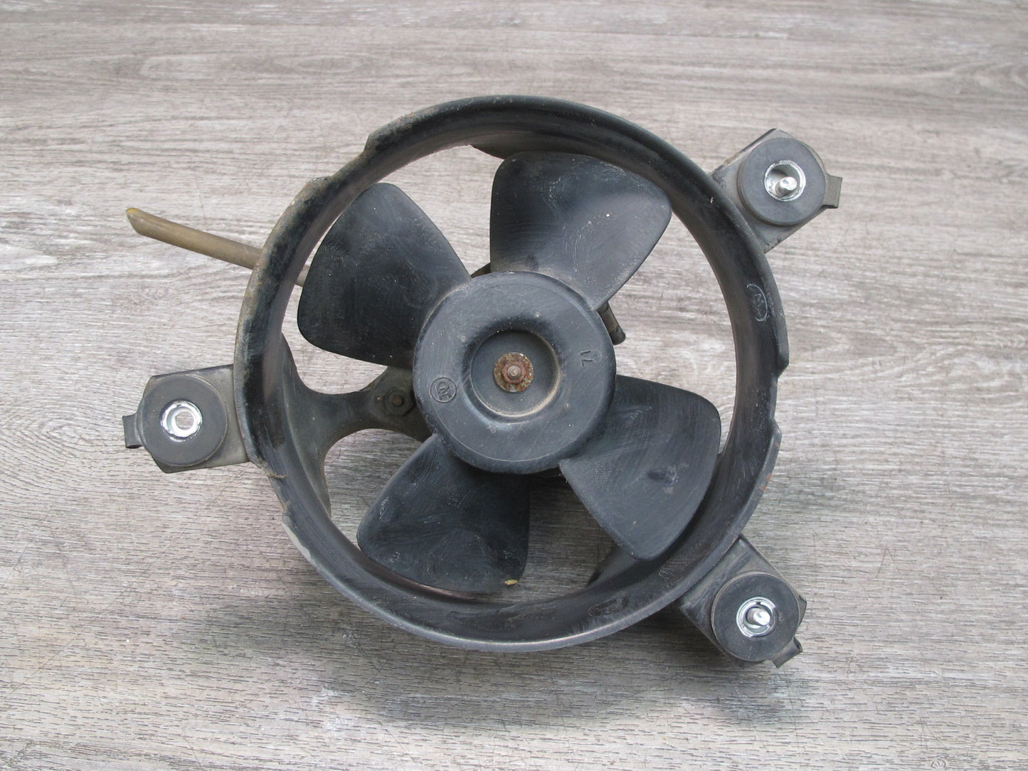 85-88 Toyota MR2 AW15 NA A/T Engine Bay Cooling Fan w Motor & Shroud Assy OEM