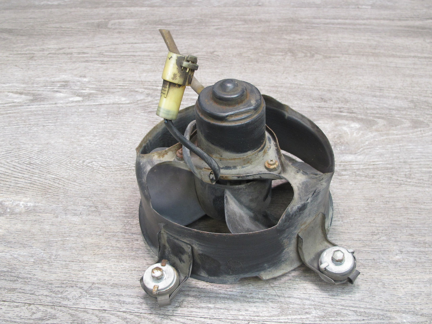 85-88 Toyota MR2 AW15 NA A/T Engine Bay Cooling Fan w Motor & Shroud Assy OEM