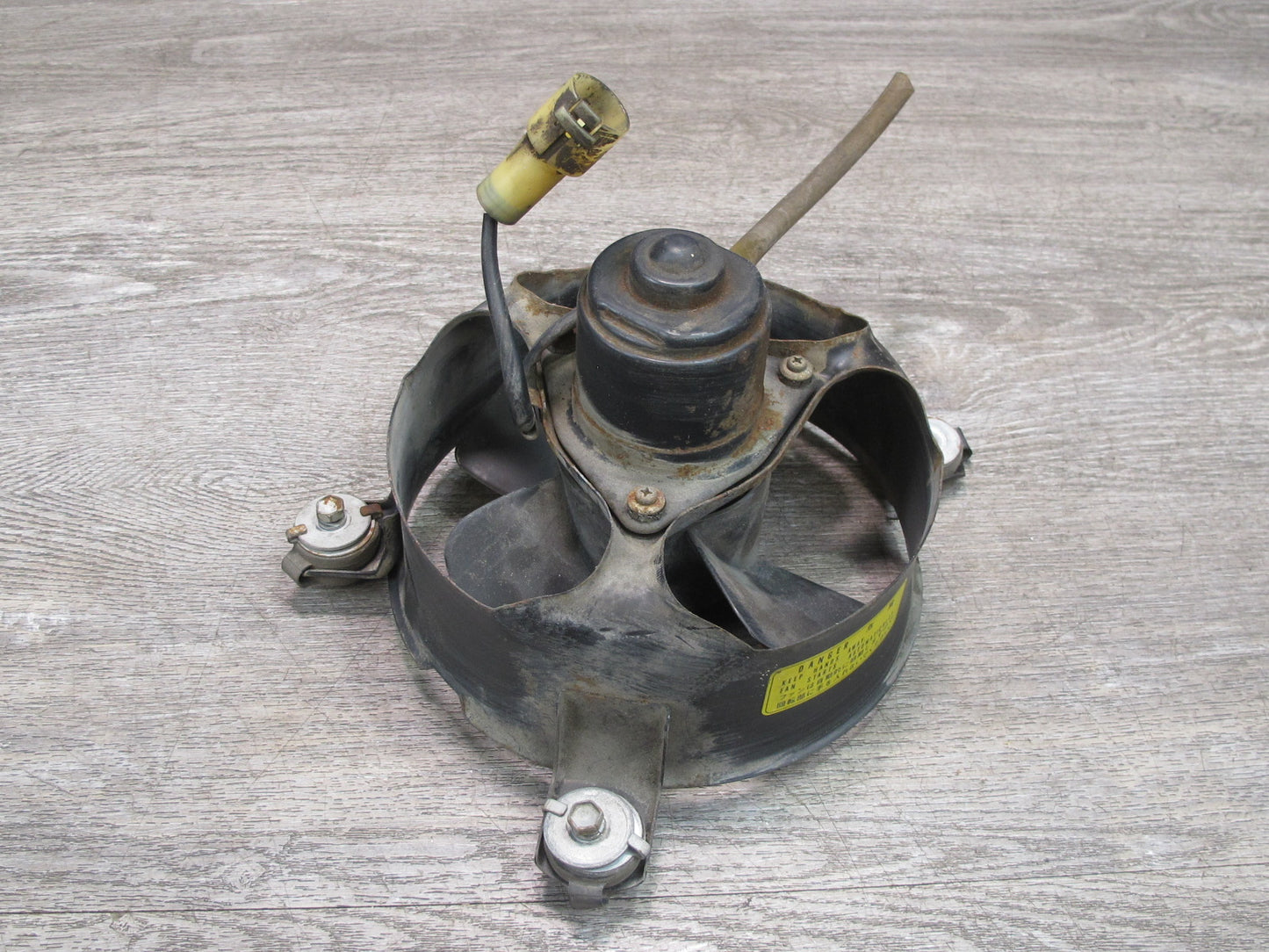 85-88 Toyota MR2 AW15 NA A/T Engine Bay Cooling Fan w Motor & Shroud Assy OEM