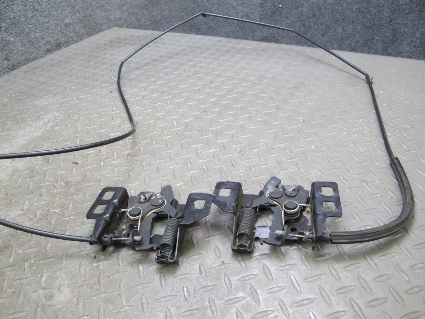 97-04 Chevrolet Corvette C5 Front Hood Lock Latch Release Handle Cable Set OEM