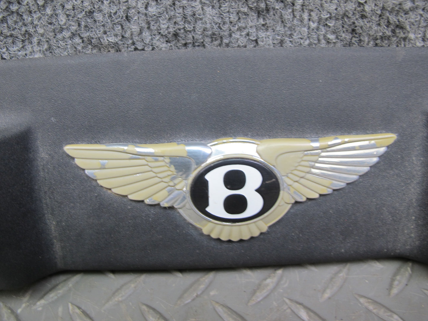 03-12 Bentley Continental GT GTC Flying Spur Rear Engine Motor Cover Plate Trim