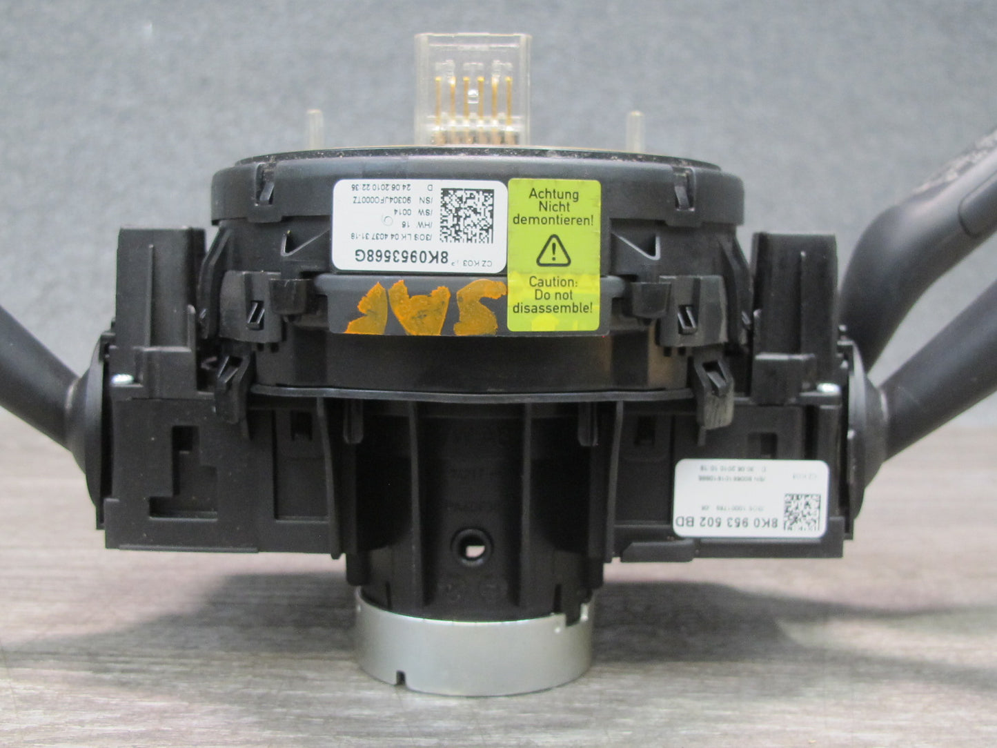 09-12 AUDI A4 S4 STEERING COLUMN MULTI SWITCH CLOCK SPRING 8K0953568G OEM