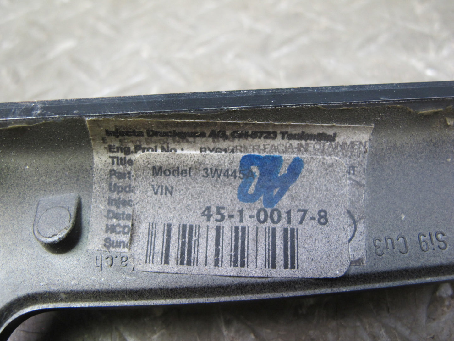 06-12 Bentley Continental Flying Spur Dash Center Radio Wood Trim Bezel Cover