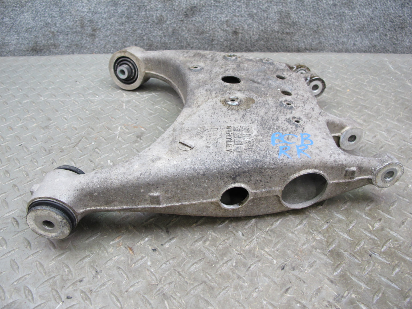 03-10 Bentley Continental GT GTC Rear Right Lower Control Arm Set 37K