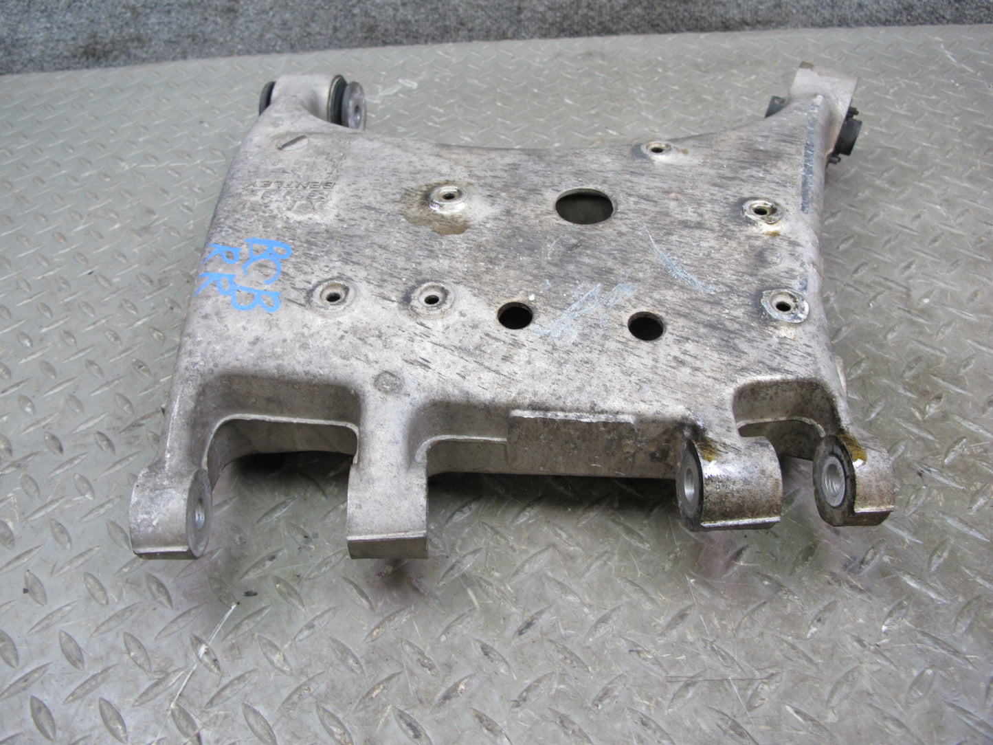 03-10 Bentley Continental GT GTC Rear Right Lower Control Arm Set 37K