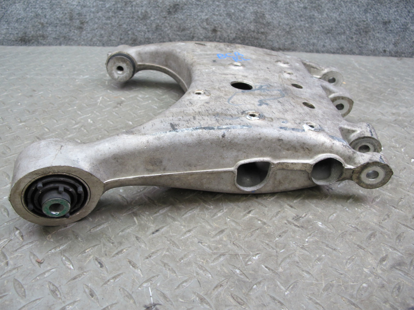 03-10 Bentley Continental GT GTC Rear Left Suspension Lower Control Arm Set 37K