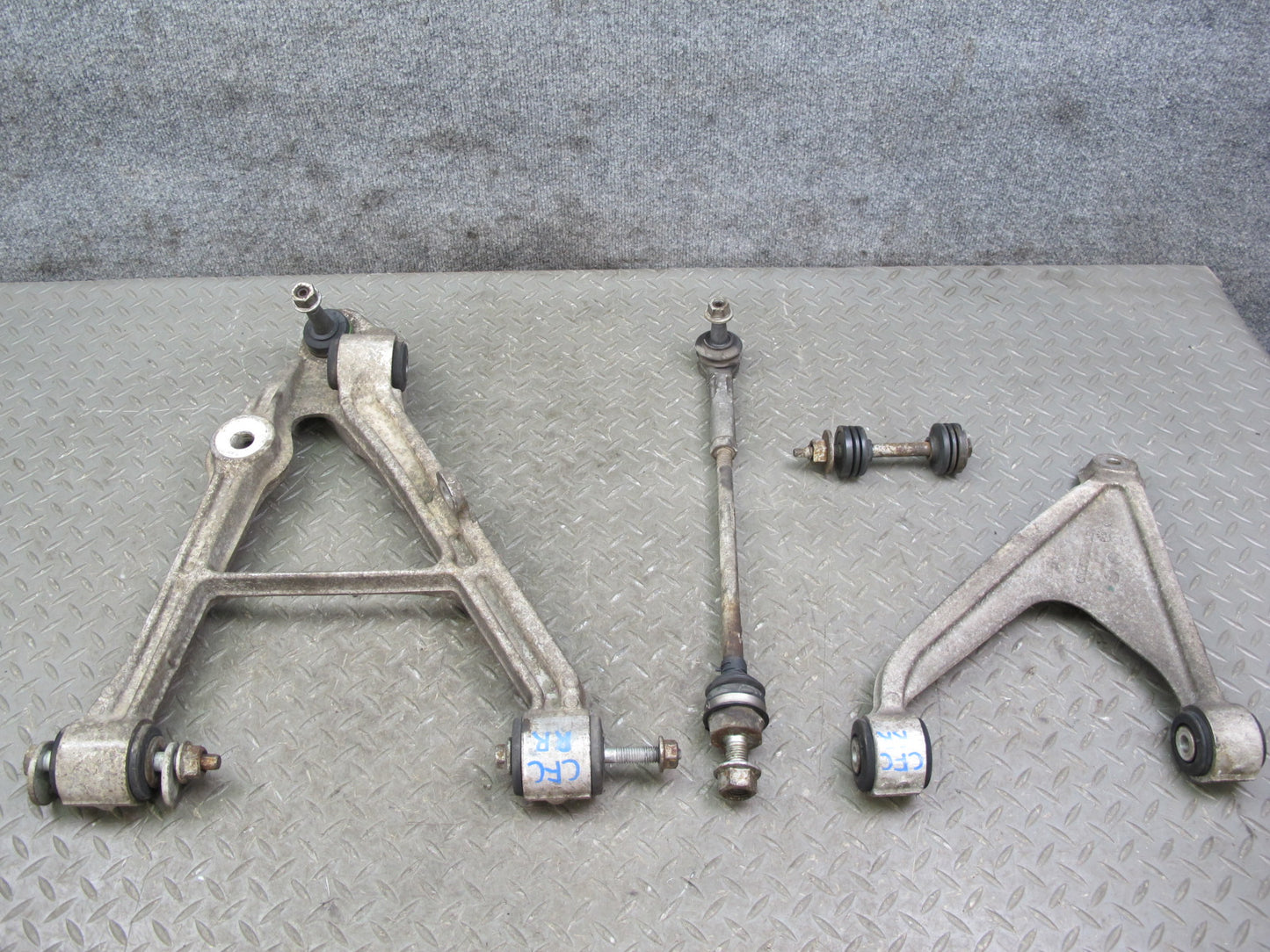 97-04 Chevrolet Corvette C5 Rear Right Suspension Upper Lower Control Arm Set