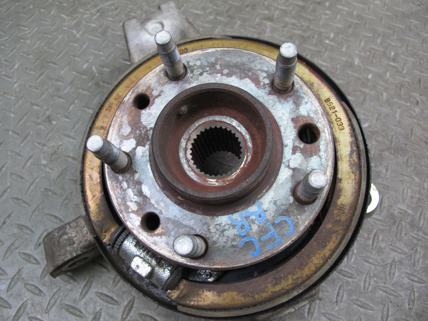 97-04 Chevrolet Corvette C5 Rear Right Spindle Knuckle Wheel Hub Bearing OEM