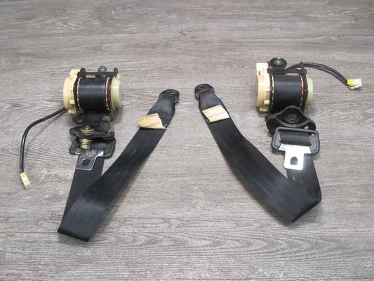 84-86 NISSAN 300ZX Z31 2-SEAT FRONT LEFT & RIGHT SIDE SEATBELT RETRACTOR SET OEM
