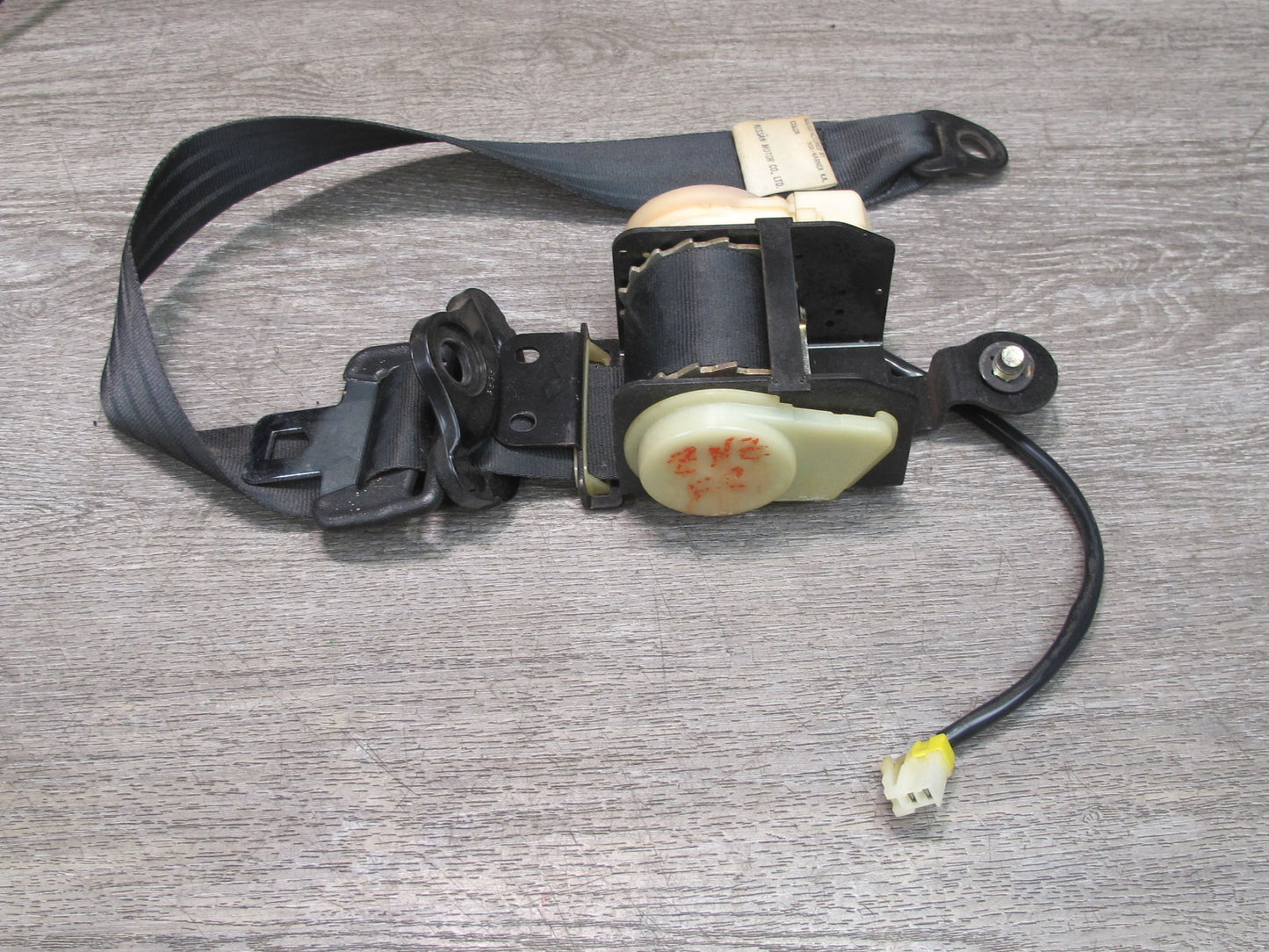 84-86 NISSAN 300ZX Z31 2-SEAT FRONT LEFT & RIGHT SIDE SEATBELT RETRACTOR SET OEM