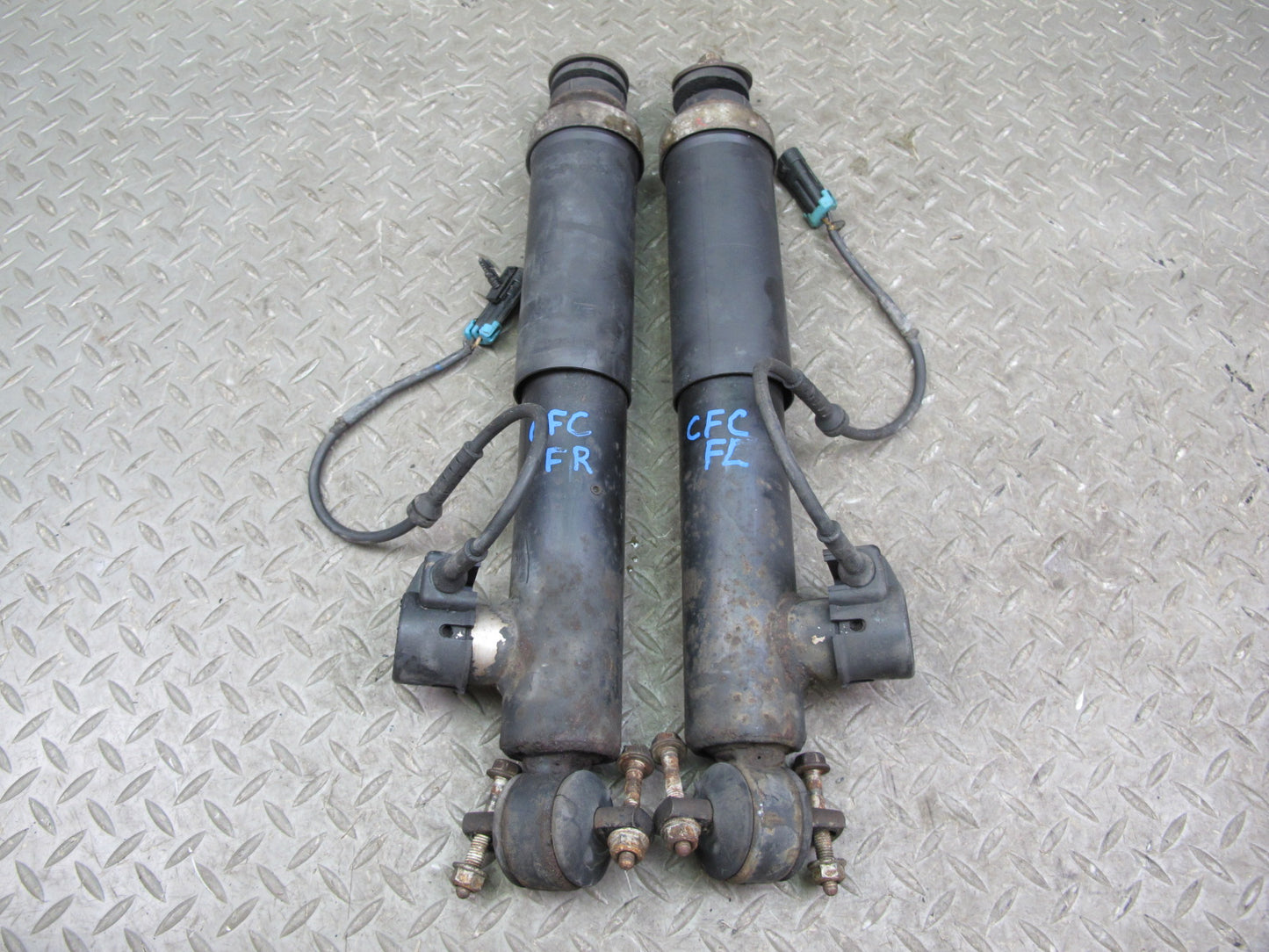 97-02 Chevrolet Corvette C5 Front Left Right Strut Shock Active Damping Set OEM