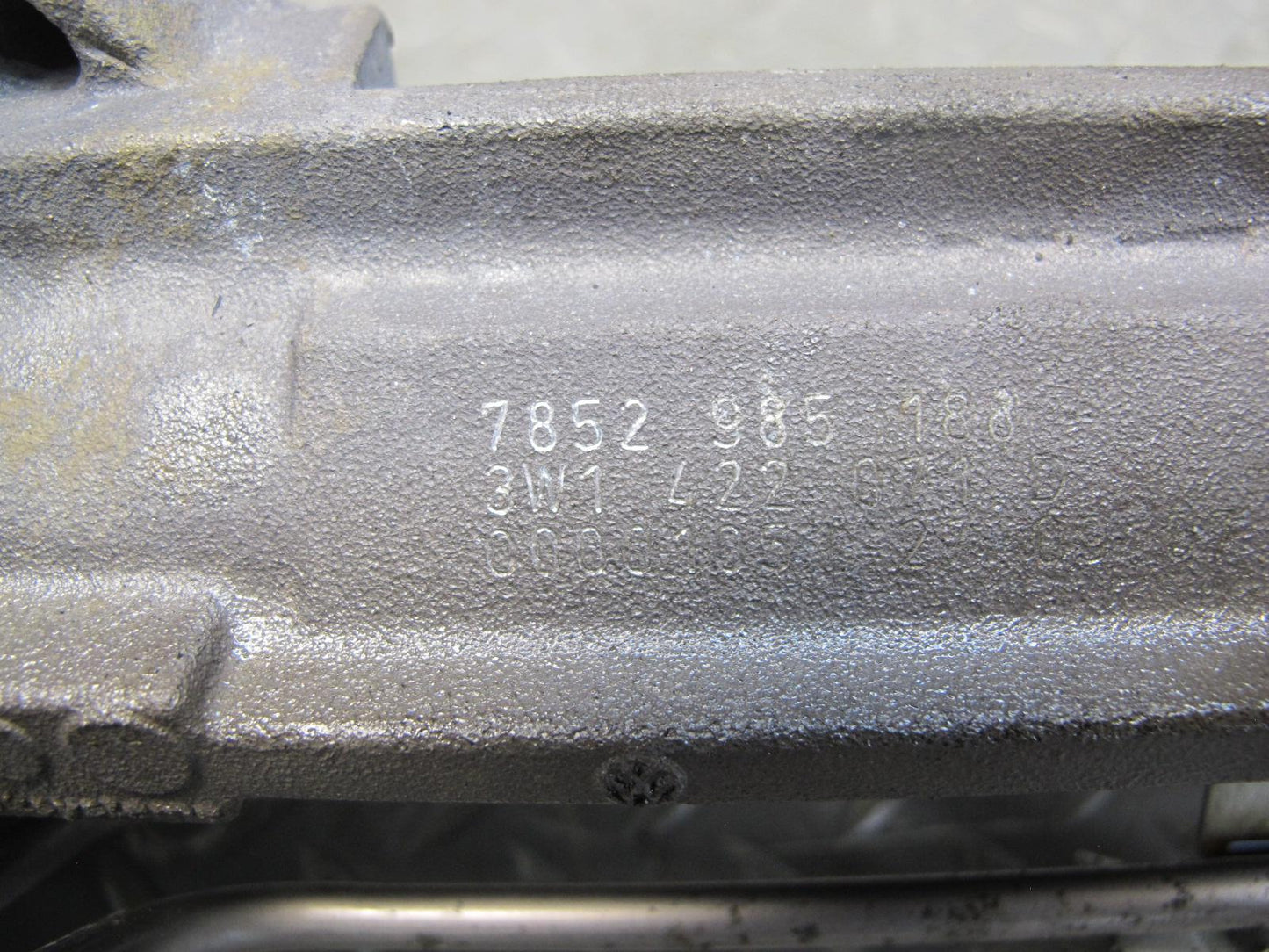 03-10 Bentley Continental GTC GT Power Steering Rack & Pinion 3W1422071D 37k
