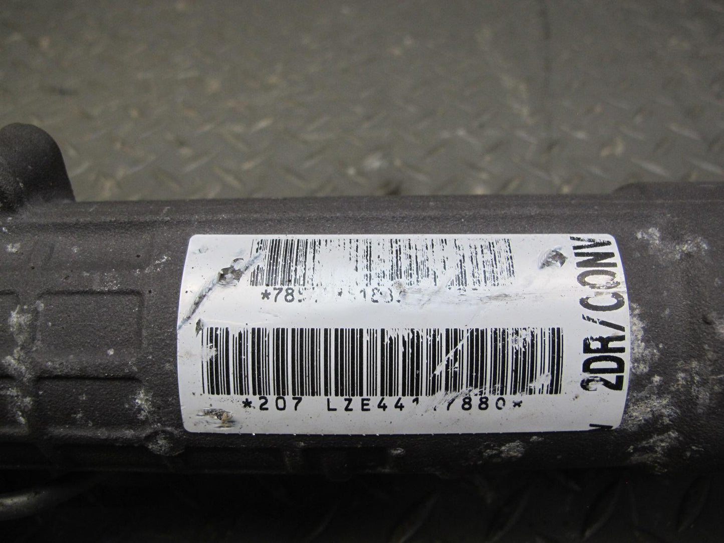03-10 Bentley Continental GTC GT Power Steering Rack & Pinion 3W1422071D 37k