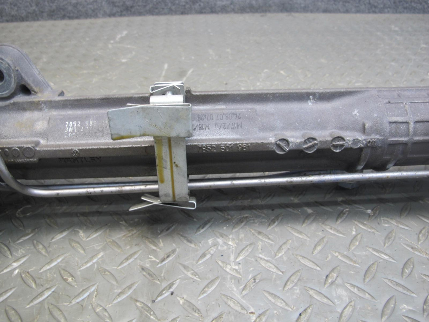 03-10 Bentley Continental GTC GT Power Steering Rack & Pinion 3W1422071D 37k