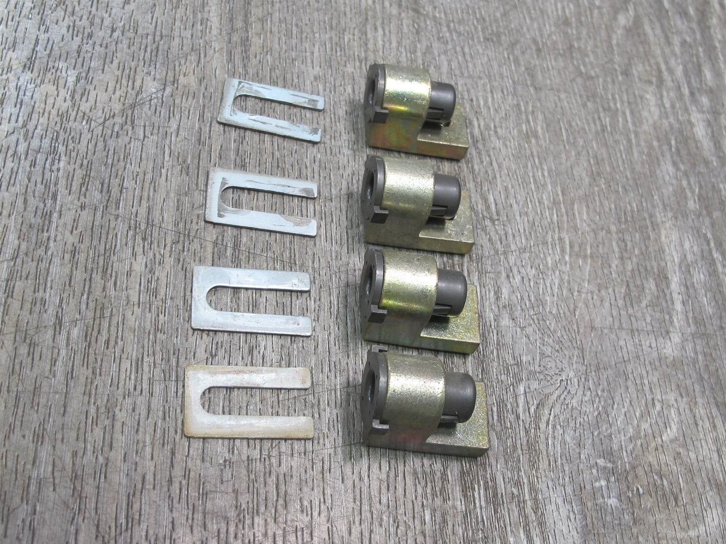 90-96 Nissan Z32 300ZX 2+0 T-top Roof Lock Unlock Guide Bracket Set OEM